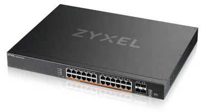 Obrázek produktu pro Zyxel XMG2230-28HP, Řízený, L2/L3, 2.5G Ethernet (100/1000/2500), Podpora napájení po Ethernetu (PoE), Instalace do racku, 1U