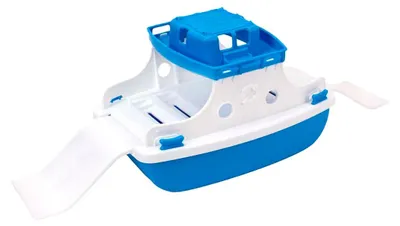 Produktbild von Spielzeugboot blau-weiß 26x17x16 cm