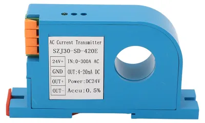 Immagine prodotto di Trasformatore di conversione per segnali in corrente alternata, con uscita in corrente continua da 4-20 mA, per il controllo di sistemi PLC