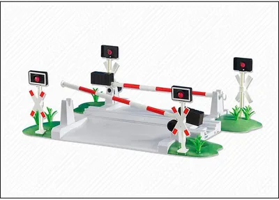 Immagine prodotto di PLAYMOBIL 6341 Passaggio a livello con barriere