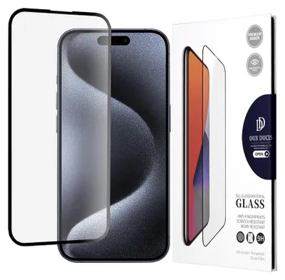 Obrázek produktu pro Dux Ducis Tvrzené sklo pro - iPhone 15 Pro - černé