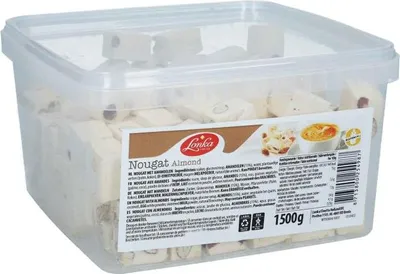 Produktbild von Lonka Nougat mit Mandeln 1,5kg