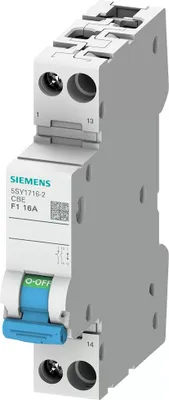 Zdjęcie produktu dla Siemens 5SY17062 5SY1706-2 Schutzschalter plombierbar 72 V/DC 6 A 1 St., IP20