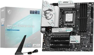 Image de Carte Mère MSI B860M GAMING PLUS WIFI, LGA 1851, Micro ATX, DDR5, Wi-Fi 7