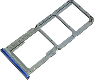 Produktbild von Dual Simkartenhalter und micro-SD Speicherkartenfach für Oppo A54 5G (CPH2195), Original Ersatzteil, Lila