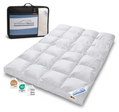 Produktbild von 100% Winter Hochsteg Daunendecke polarwarm 1230g Daunen 135x200
