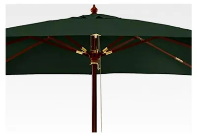 Produktbild von Quadratischer Sonnenschirm 250 cm grün mit Windauslass UPF 50