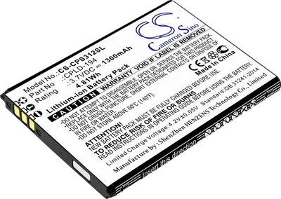 Zdjęcie produktu dla TECHTEK Bateria kompatybilny z [Coolpad] 3312A, Snap zastępuje CPLD-194