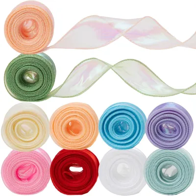 Image de Omgoods - Rubans en organza de différentes couleurs pour la décoration