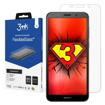Produktbild von 3mk Display Hybridglas FlexibleGlass für Huawei Y5 2018 0,3mm 7H