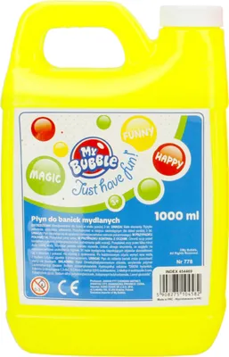Produktbild von Flüssigkeit für Seifenblasen 1L MY BUBBLE GELBE