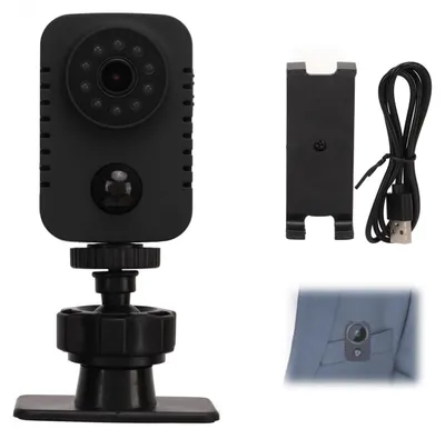 Zdjęcie produktu dla Przenośna mini kamera, obiektyw szerokokątny 1080P HD, automatyczny tryb nocnej obserwacji