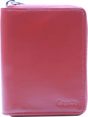 Immagine prodotto di Esquire portafoglio Silk 02 Zip Around Wallet Red rosso scuro