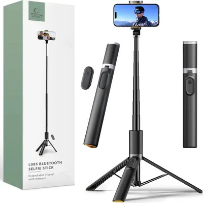 Produktbild von Tech-Protect Selfie Stick Tripod L08S, black