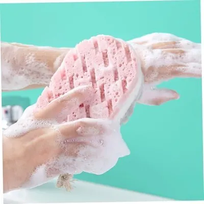 Produktbild von 4 Peelingschwämme für Damen und Herren zur sanften Hautreinigung und zum intensiven Peeling bei der täglichen Körperpflege