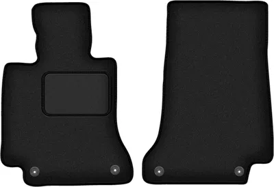 Immagine prodotto di Wielganizator tappetini auto velours anteriori adatto per Mercedes C W205 (2015-, station wagon, berlina) neri, set 2 pz, con fissaggi