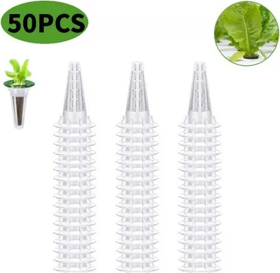 Image de Lot de 50 paniers de culture pour graines et plantes de jardin