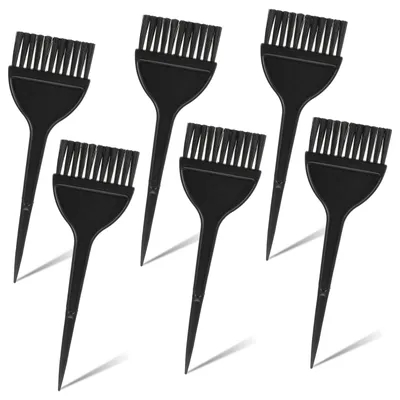Immagine prodotto di Pennello per tinta per capelli - Set di 6 pezzi - Plastica - Con vaschetta