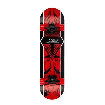 Produktbild von Nils Extreme Skateboard Für Kinder Jugend Und Erwachsene - Longboard - Holz Deck - 78x20 cm - CR3108SA - Aztec
