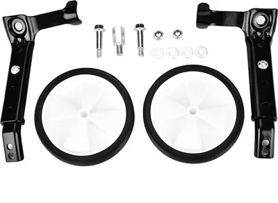 Obrázok produktu pre Tréningové bicykle s premenlivou rýchlosťou pre detské bicykle 16" až 22" (čierne)