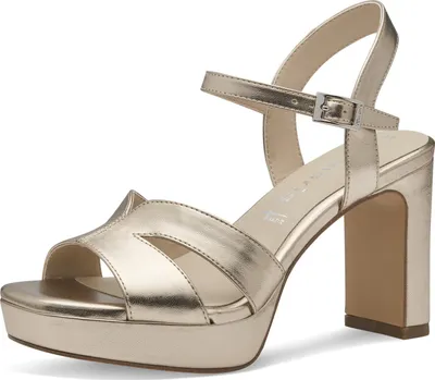 Produktbild von TAMARIS Damen-Sandalette Gold, Farbe:multicolor, EU Größe:35