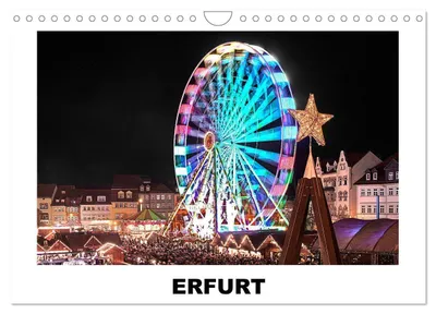 Produktbild von Erfurt (Wandkalender 2027 DIN A4 quer), CALVENDO Monatskalender