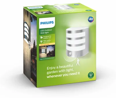 Image de Philips by Signify Philips myGarden Calgary inox LED Wall light