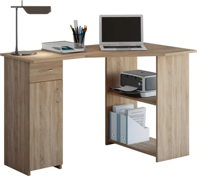 Immagine prodotto di Holz Eckschreibtisch Schreibtisch Linzia