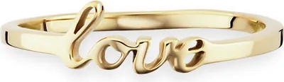 Produktbild von cai Ring 925/- Sterling Silber vergoldet LOVE