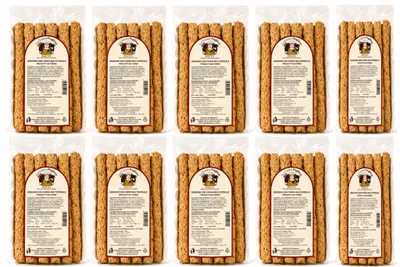 Produktbild von La Cuoca Pugliese - Grissoni Multicereali Artigianali - Knusprige Mehrkorn Grissini mit Saaten 10 x 250 g