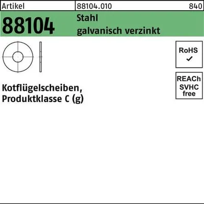 Produktbild von Reyher  KU-Scheiben 8,5x30 galv. verzinkt (200 Stück)