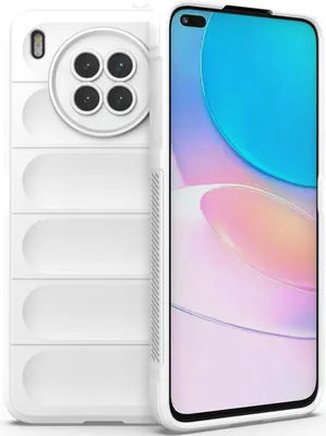 Produktbild von Huawei Nova 8i Hülle, Weich TPU Silikon Stossfest Anti-rutsch Schutzhülle für Huawei Nova 8i Weiß