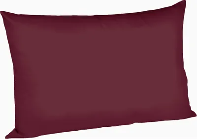 Produktbild von fleuresse Mako Satin Kissenbezug Colours Uni 40x60 cm Pflaume