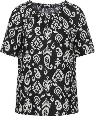 Produktbild von TOS Printed Dobby Carmen Blous 30001 Black Größe S