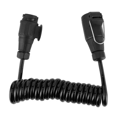 Produktbild von 161320004951113Pin auf 13Pin Adapterkabel Anhängerstecker Verlängerung Federkabel für Auto Wohnwagen Wohnmobil