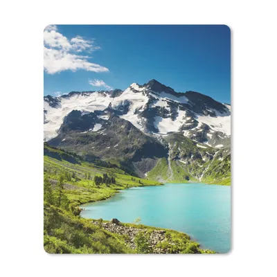 Produktbild von MuchoWow® Mauspad Mousepad Schnee - Berg - Wasser 30x40 cm - Mousepads - Maus Mat - Pad - Mausunterlage - Mausmatten