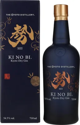 Image de KI NO BI SEI Kyoto Dry Gin 54,5% Vol. 0,7l en boîte cadeau