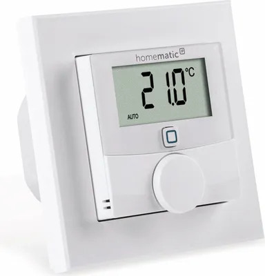 Zdjęcie produktu dla Homematic IP HmIP-BWTH, RF, Biały, IP20, 130 m, LCD, 230 V