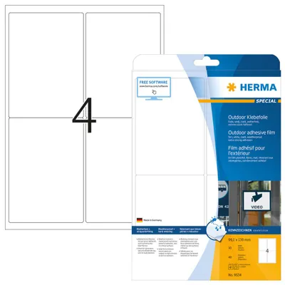 Obrázok produktu pre HERMA 9534 Outdoor Klebefolie,99,1x139mm