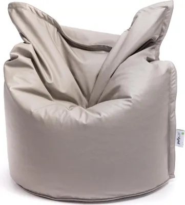 Produktbild von Ecopuf, Bean Bag, Sitzsack mit Füllung, Sitzkissen Kinder, 90x90x110cm, Grau