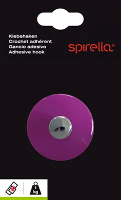 Immagine prodotto di Gancio per asciugamani Spirella, adesivo, per bagno e cucina. Portasciugamani a ventosa