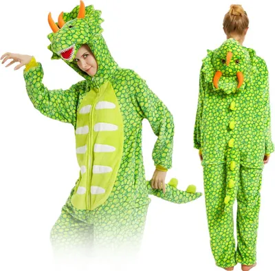 Obrázek produktu pro Kigurumi Onesie Pyžamo Triceratops M