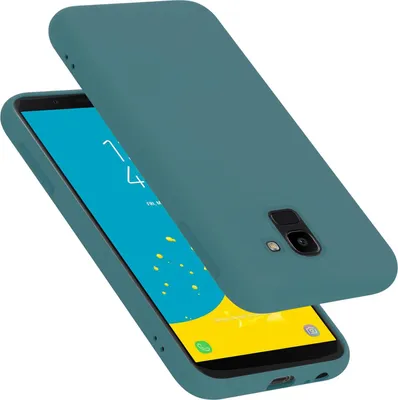 Produktbild von Cadorabo Schutzhülle für Samsung Galaxy J6 2018 Hülle in Grün Handyhülle Case Cover TPU Etui