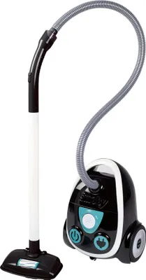 A toy vacuum cleaner on a white background.