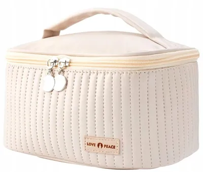 Produktbild von Schminktasche - Elegante Organisation für Ihre Schönheitsroutine - Kosmetik-Organizer - Stilvoll und Praktisch - Ökoleder - Umweltfreundlich - Geräumi