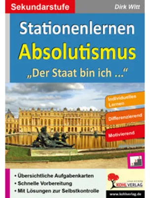 Immagine prodotto di Stationenlernen Absolutismus