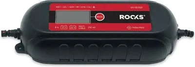 Produktbild von ROOKS Autobatterie Ladegerät Batterieladegerät 12V 24V für KFZ LKW Motorrad OK-03.0021
