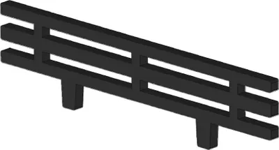 Produktbild von Kaminrost / Stehrost 325x80x10mm passend für Contura **