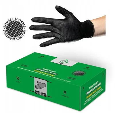 Image de gants nitrile XL 50pcs DIAMOND EXTRA STRONG