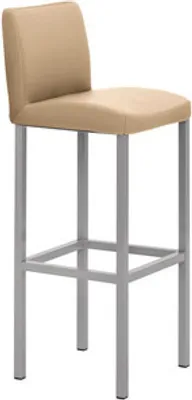 Produktbild von Barstuhl Mayer Sitzmöbel 1164 40 x 45 x 109 cm Stahl perlsilber/beige